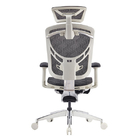 High Back Executive Mesh Office Chair With Headrest Polished Aluminum