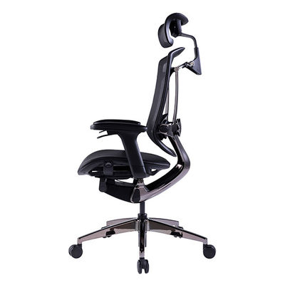 Marrit Chair Chromed Aluminum High Back Executive Chair With Headrest